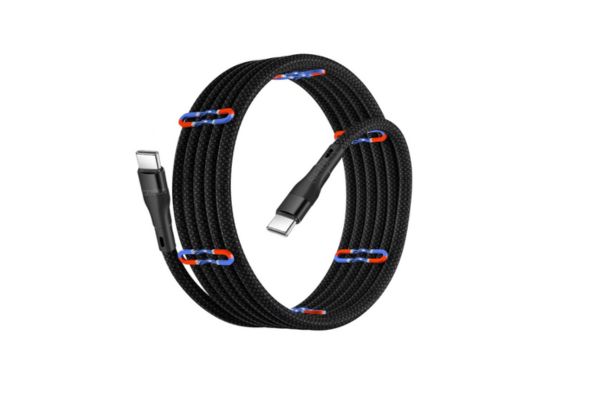 Magnetic Coiled Type C Cable